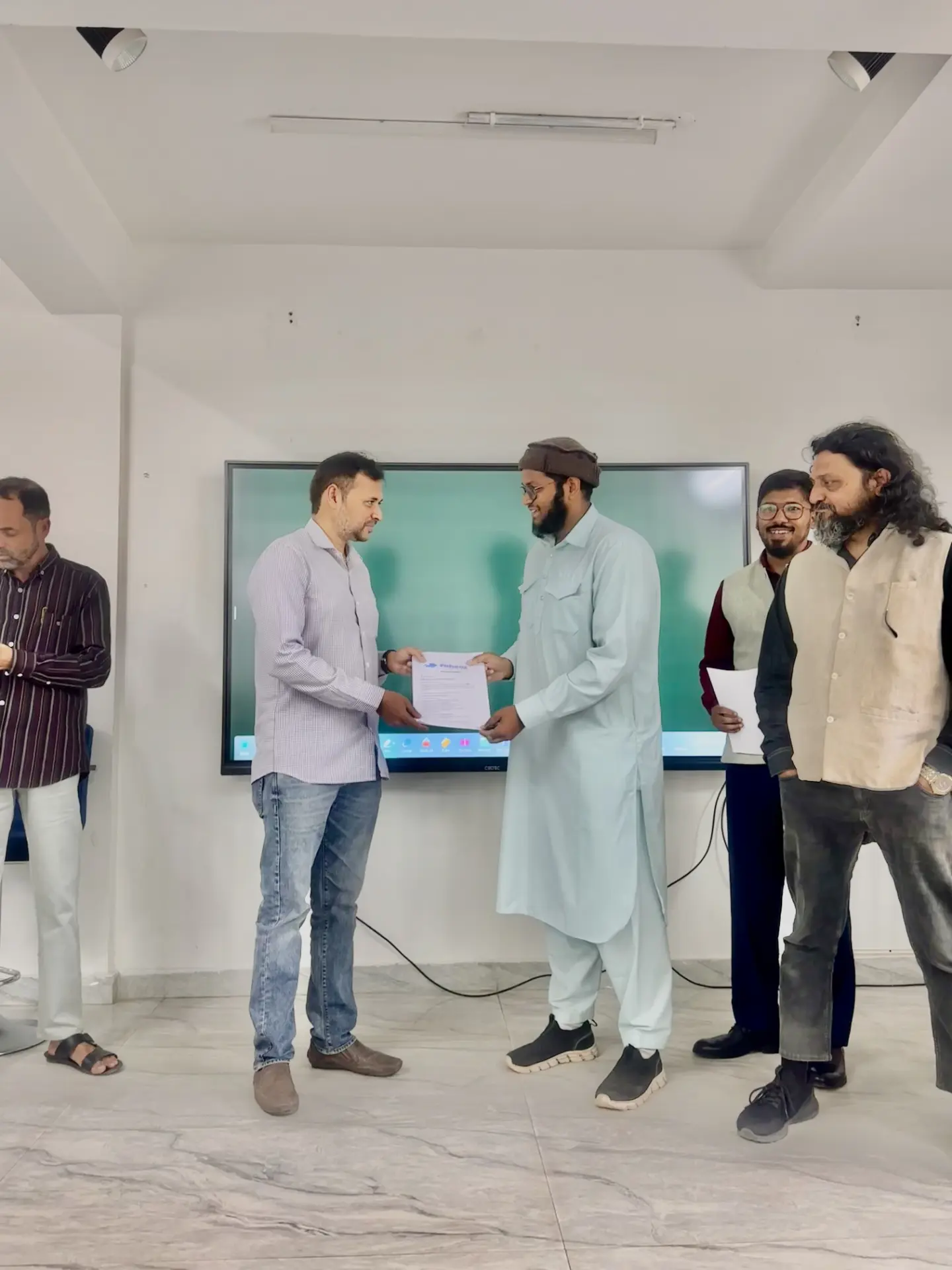 Mohd Abu Sayeed at his Fisheaz placement appreciation moment
